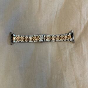 Two-Tone Metal Watch Band